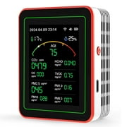 1 PC Air Quality Monitor, 15-in-1 for Smart Air Quality Tester, Real Time Display
